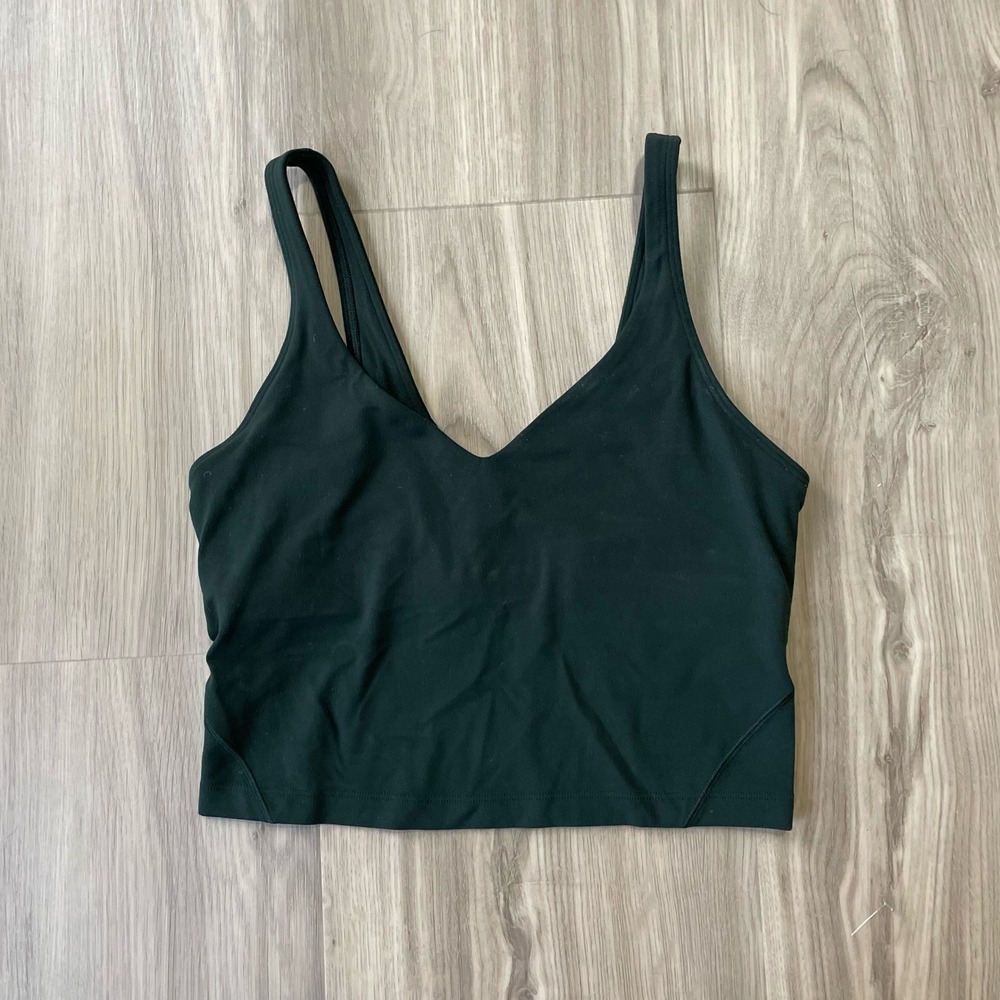 Dark Green Lululemon Align Tank Top